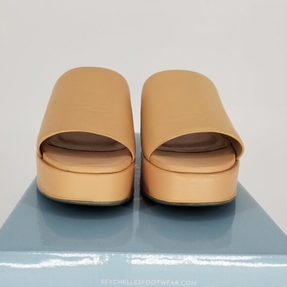 Seychelles Buttery Leather Vacchetta Platform Sandals Size 7 Med. (Never Worn) - Picture 6 of 11